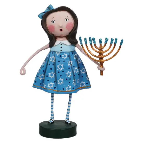 Lori Mitchell Hanukkah Collection: Nora's Menorah Figurine {1}