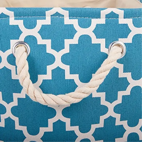 DII Mineral Eco-Friendly Chambray Fine Ribbed Placemat 6 Piece {3}