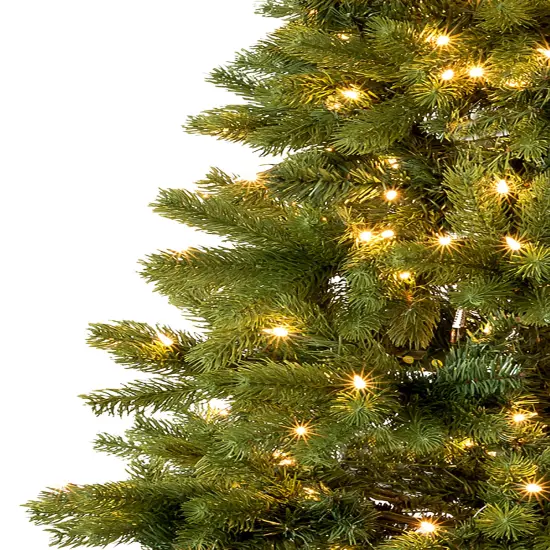 Perfect Holiday 6ft Pre-lit Nobel Fir Artificial Christmas Tree {3}