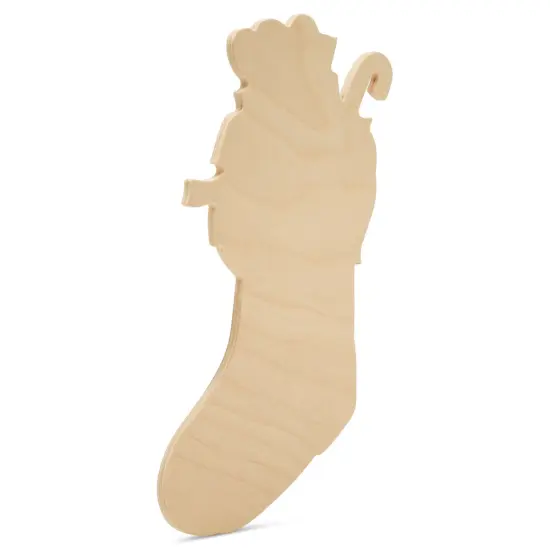 Stuffed Stocking Cutouts, Multiple Sizes Available, Unfinished Wood Christmas Decor/Craft | Woodpeckers {3}