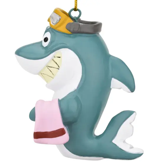 Tree Buddees Beach Shark Christmas Ornament {3}