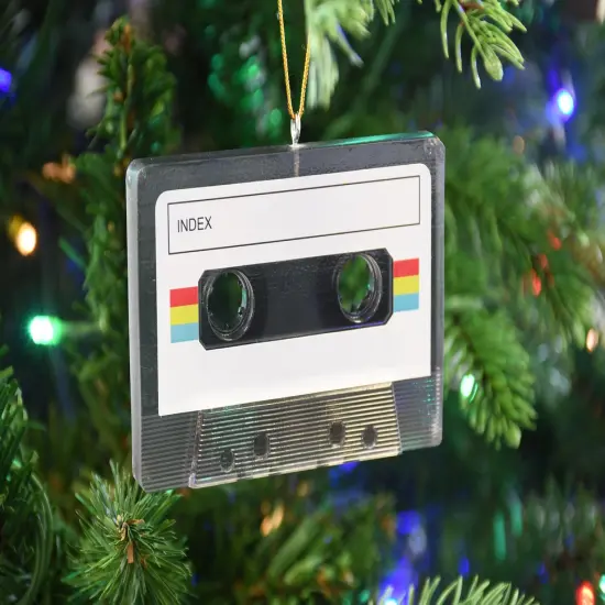 Tree Buddees Cassette Tape Customizable Christmas Ornament {3}