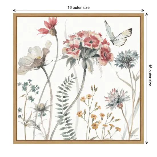 A Country Weekend III by Lisa Audit Canvas Wall Art Print Framed Natural {1}