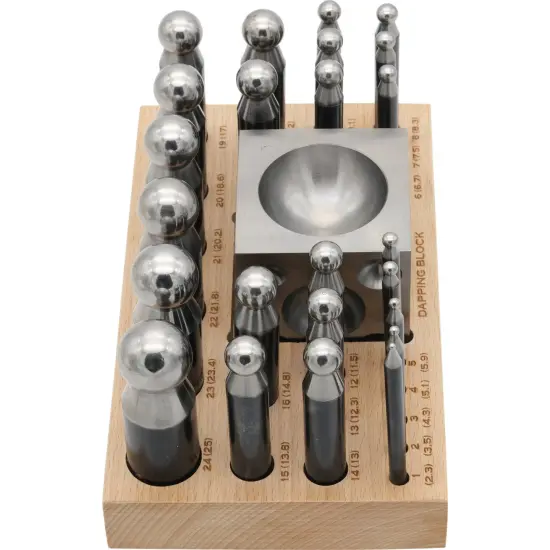 Doming Punches and Block Set of 25 {6}