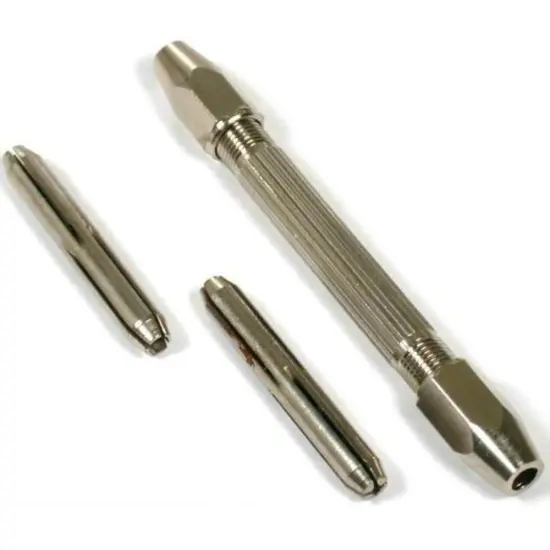 Pin Vise Hand Tool Double Ended 4 Size Jaws Hobby Craft Jewelry & Watch 4-1/4" L {1}