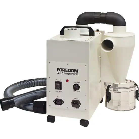 FOREDOM DUST COLLECTOR MADC20 CYCLONE COLLECTION FOR GRINDING POLISHING DEBRIS {1}