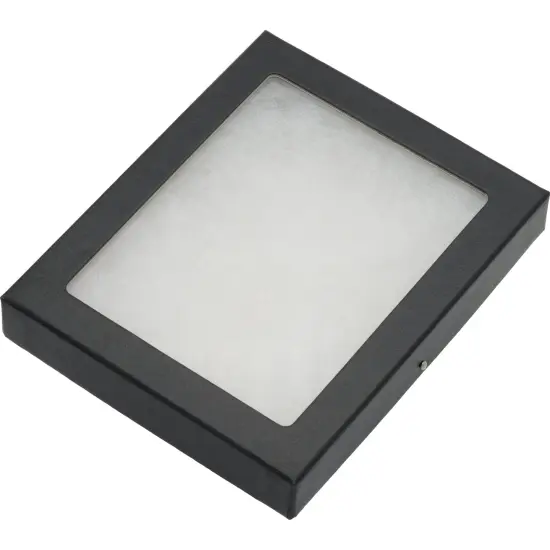 Display Cases Mount Frame Case 3/4" Depth w/ Glass Top - 1 5x4" and 1 4x3" {2}