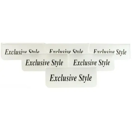 6 Exclusive Style Display Signs Showcase Fixture Unit {1}