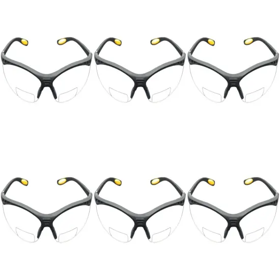 Dewalt DPG59-120C Reinforcer Rx-Bifocal 2.0 Clear Lens High Performance Protective Safety Glasses Pa {1}