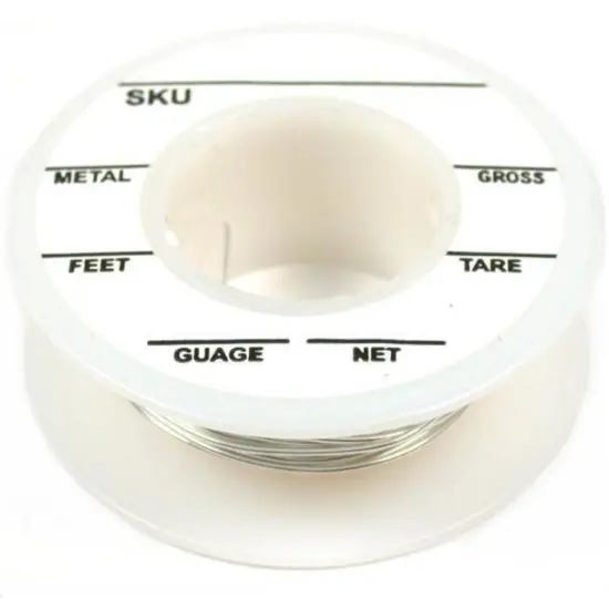 Round Beading Wire Sterling Silver Jewelry Spool 20G {1}