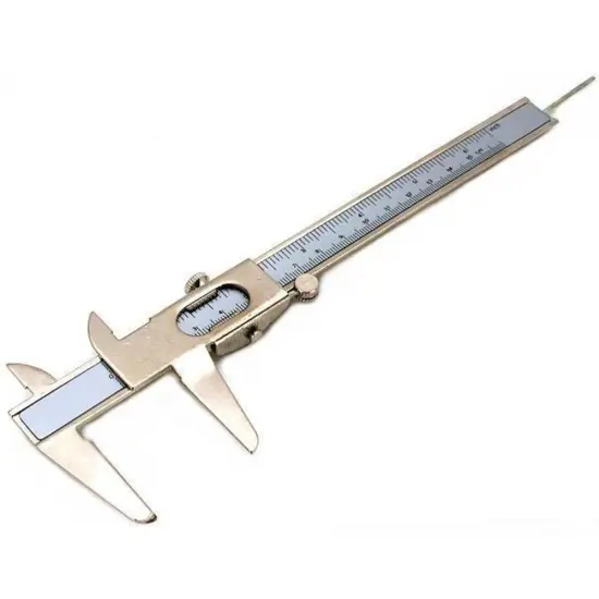 6.5" Vernier Caliper Gauge Mechanics Measuring MM Tool {1}
