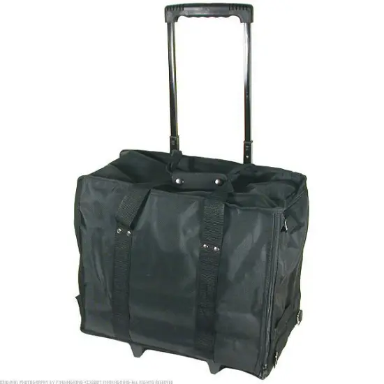 Jewelry Display Black Carrying Case w/ Wheels & Handle {2}