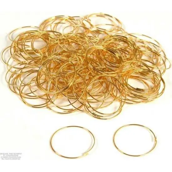 144 Hoop Earring Wire Perma Gold 3 Year Warranty {1}