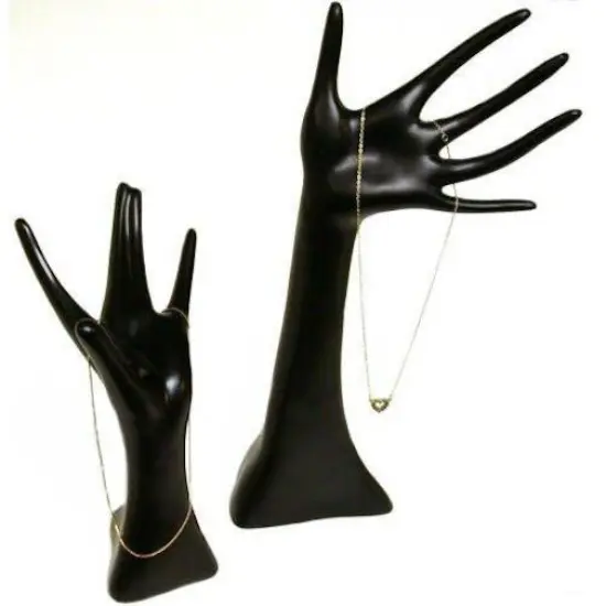 2 Chain Hand Display Stand Necklace Showcase New {1}