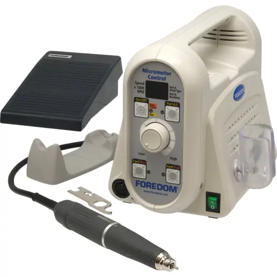 Foredom Brushless Micromotor Dual Port Brushless Handpiece 50K RPM K.1050 1/8" {1}