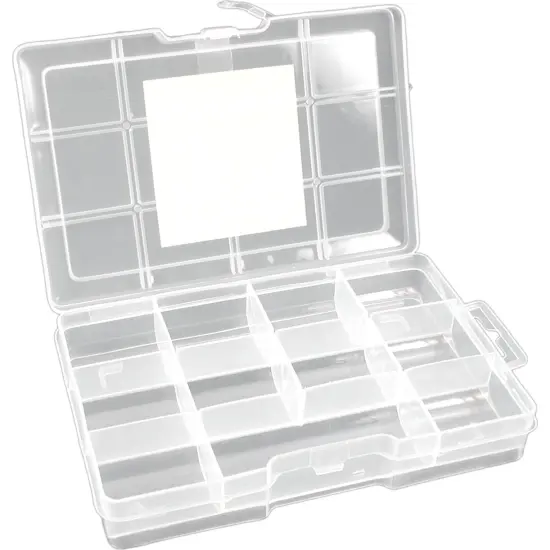 SE 8721BB Parts Box with lock 11 compartments {1}