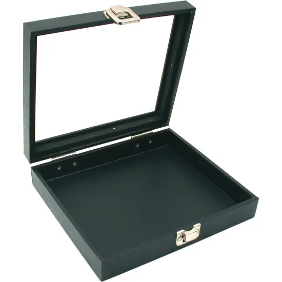 Glass Top Display Case 36 Slot Ring Insert Liner New, Storage Jewelry Box Holder {4}