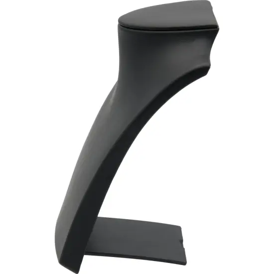 Black Leather Bust with Retractable Stand Jewelry Display 8 1/4" Tall Pack of 6 {3}