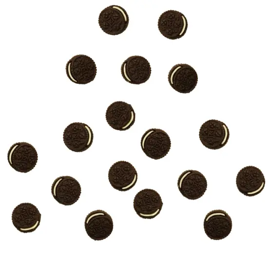 Buttons Galore Flatback Embellishments for Crafts - Cookie Sandwich - 18 Pieces {5}