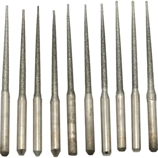 11 Double End Pin Vise Diamond Coated Bead Reamers {6}