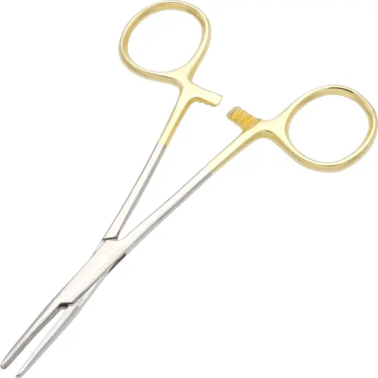 Straight Forceps Fly Fishing Locking Hemostat Tool 5" {1}
