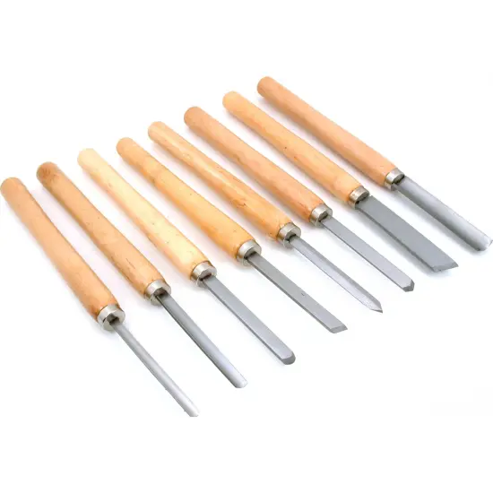8 Wood Turning Chisel Woodworking Gouges Hobby Tool {1}