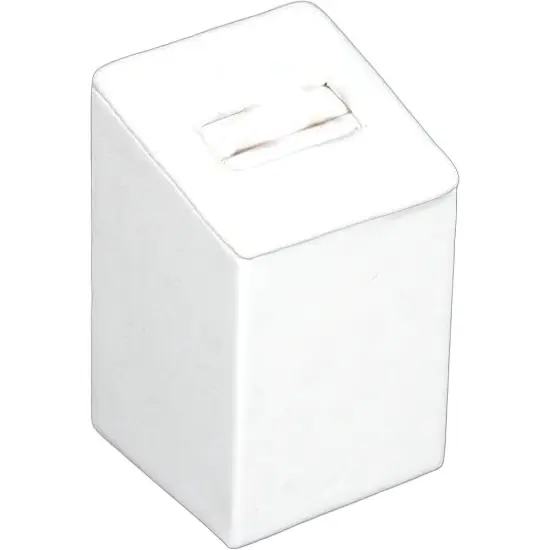 3 Leather Ring Displays Showcase Countertop 2.75" Unit {2}