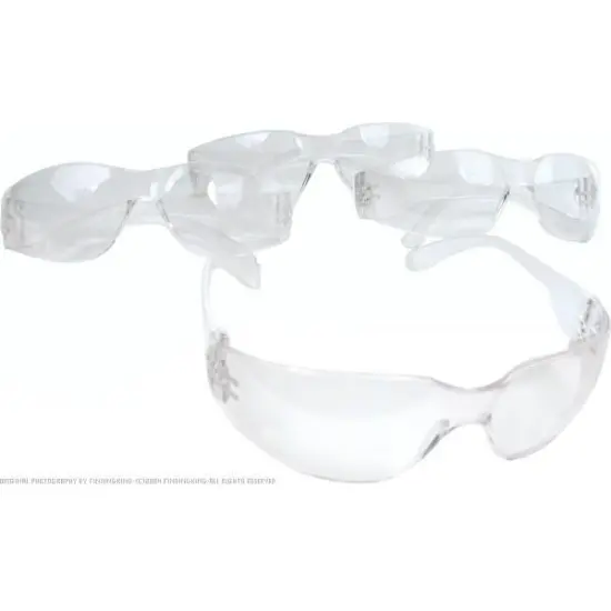 4 Safety Glasses Clear Eye Protection Shooting Tools {1}