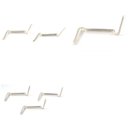 Small Medium & Large White Gold Filled Ring Guards Jewelry Findings Kit 9 Pcs {1}