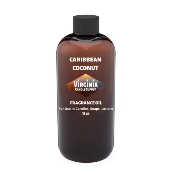 Caribbean Coconut Fragrance Oil (Our Version of the Brand Name) (16 oz Bottle) for Candle Making, Soap Making, Tart Making, Room Sprays, Lotions, Car Fresheners, Slime, Bath Bombs, Warmers&hellip; {1}