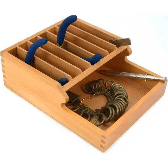 Jewelers Bench Tool Holder Plier Tweezer Rack Organizer {1}