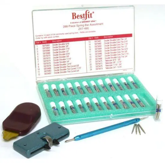 Spring Bar Bestfit 291 Watch Band Pins & Tool {3}