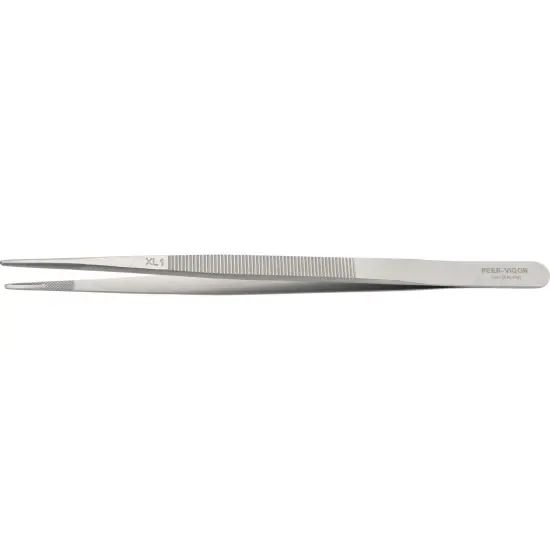 PEER Vigor Diamond Tweezer Extra Large Round Points Inside Groove {4}