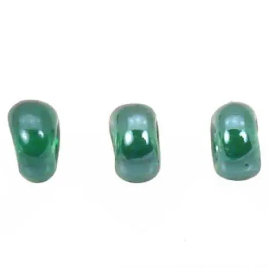 Green Glass Seed Beads Beading Sz 11/0 Approx 1/2 Kilo {2}