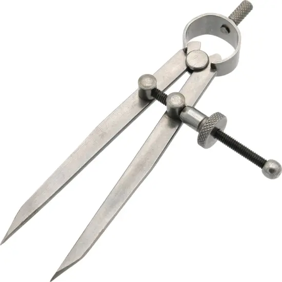 Machinist Measuring Tool Divider Caliper 6" & Jewelers Drill Press Center Finder {4}