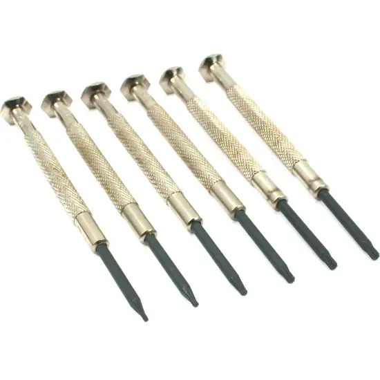 6 Torx Screwdrivers Cell Phone Security Star Bits Tools {1}