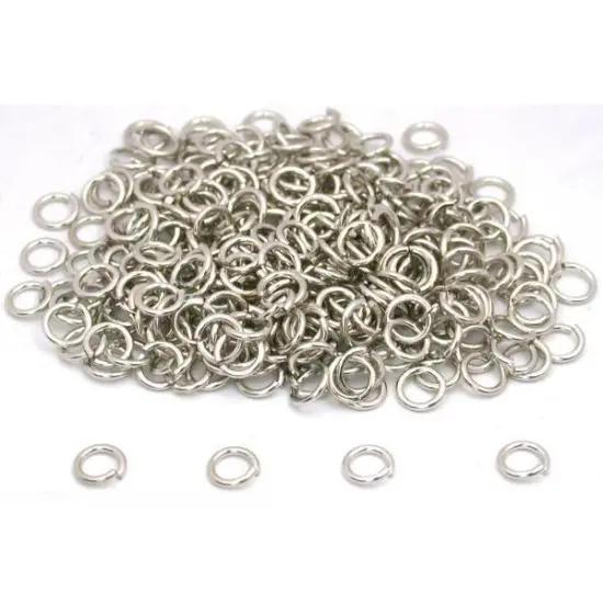300 White Jump Rings Necklace Chain Connectors 19 Gauge {1}
