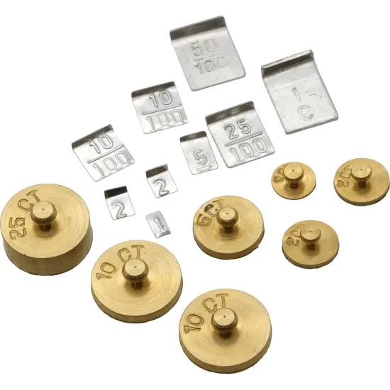 Balance Scale Weights for Diamond Scales Jewelers Tools {3}