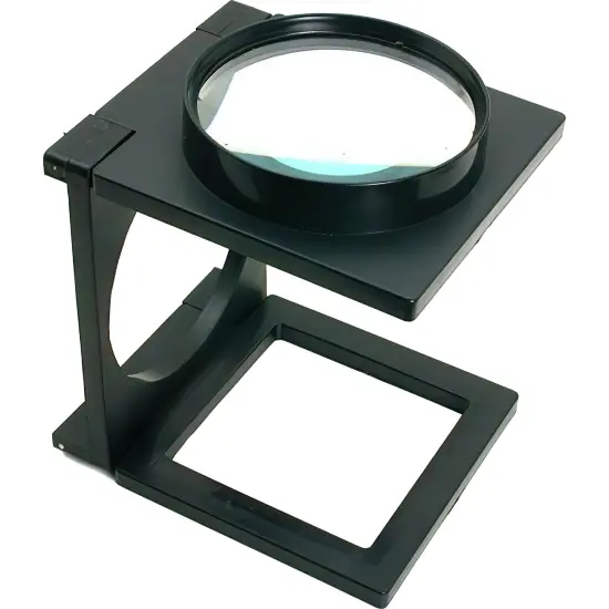 5x Folding Magnifier Loupe Coin Stamp Magnifying Glass {1}