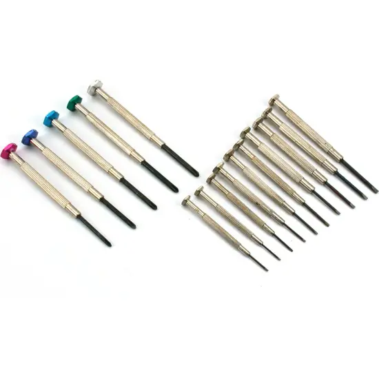 15 Watchmakers Precision Screwdrivers Jewelers Tool Set {1}