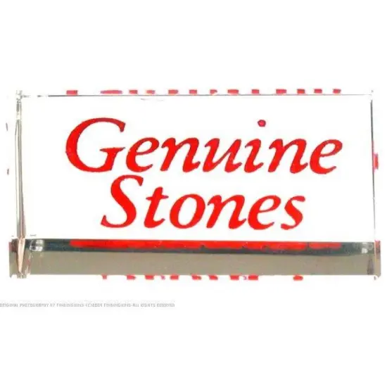 Genuine Stones Crystal Sign Jewelry Counter Showcase {1}