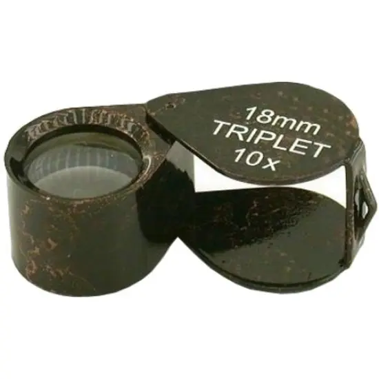 10X Eye Loupe Jewelers Diamond Gem Magnifier 18mm Tool {1}