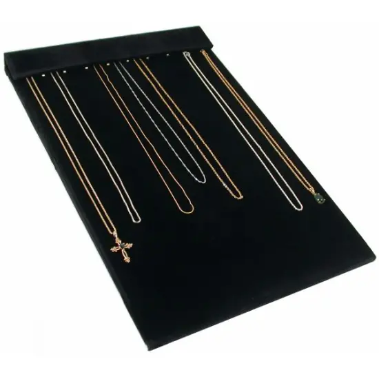3 Black Diamond Necklace Display Bust Easel Stand New {2}