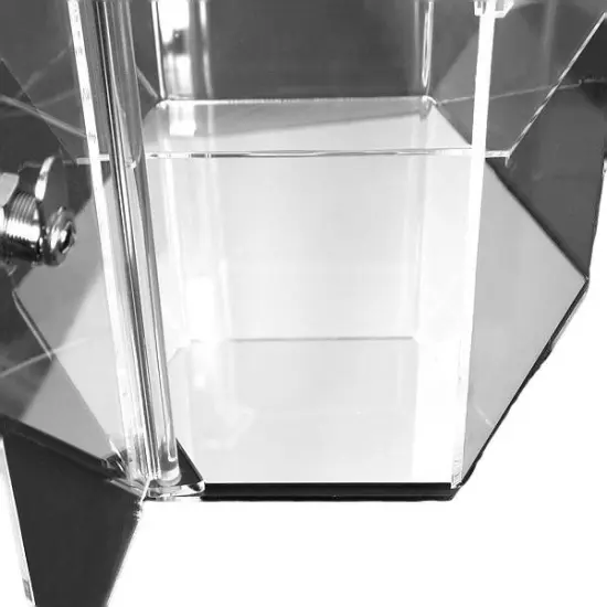Large Revolving Rotating Showcase Display Locking Acrylic Case {4}