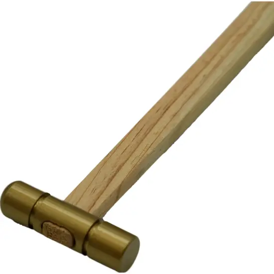2 Metalworking Brass Dual Head Hammers Goldsmith Tools {3}