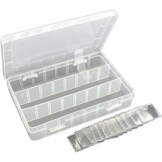 Adjustable Compartment Storage Tray for Beads {1}