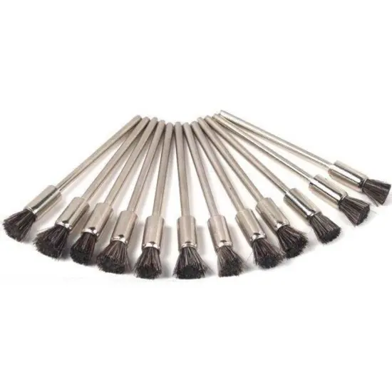 12 Silver Polishing Brushes Jewelers Tools {1}