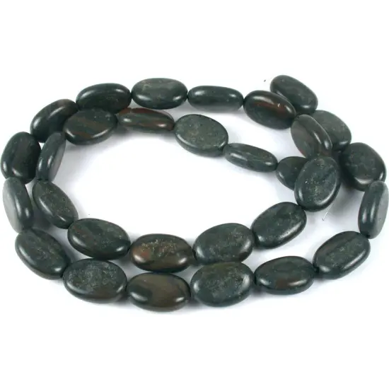 Leopard Jasper Oval Beads Gemstone 10x14mm 1 Strand {1}