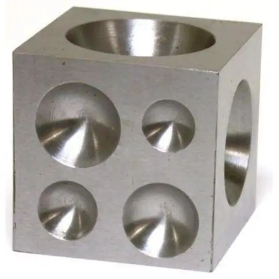 Dapping Doming Block 2" Jewelers Metalworking Jewelry Shaping Tool 2 Pcs {1}