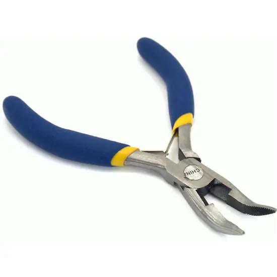 Bent Nose Pliers Jewelers Crafters Wire Wrapping Tool {1}